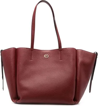 Freya pebbled-leather tote bag