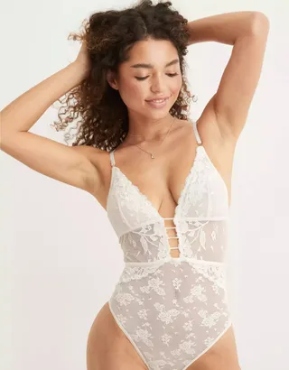 Aerie Wildflower Lace Bodysuit