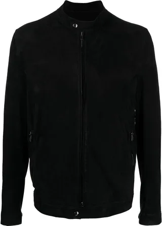 Zipped Bomber Jacket