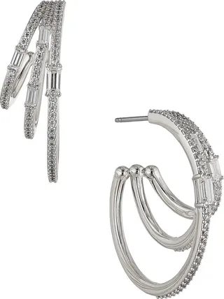 Triple Stack Hoop Earrings