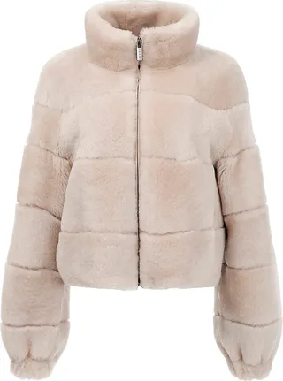 Cropped Shearling Lamb Jacket