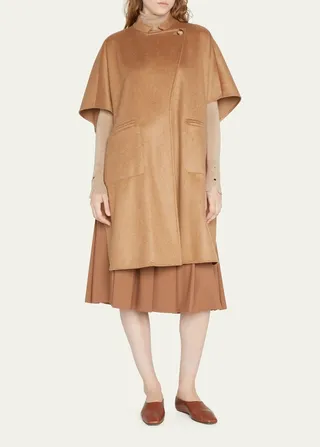 Canapa Cashmere-Wool Cape