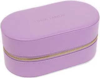 Linda Farrow Logo Embossed Oval Travel Case