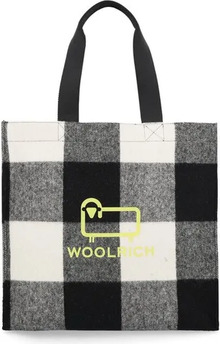 Woolrich Logo Printed Open Top Tote Bag