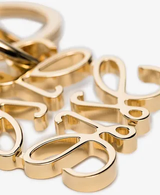 Gold Tone Anagram Keyring