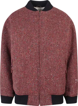 Herringbone multicolor wool jacket