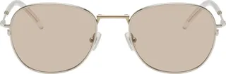 BONNIE CLYDE Silver Melody Sunglasses