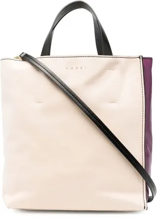 Museuo colour-block tote bag