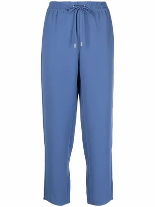 Drawstring-Waist Track Pants