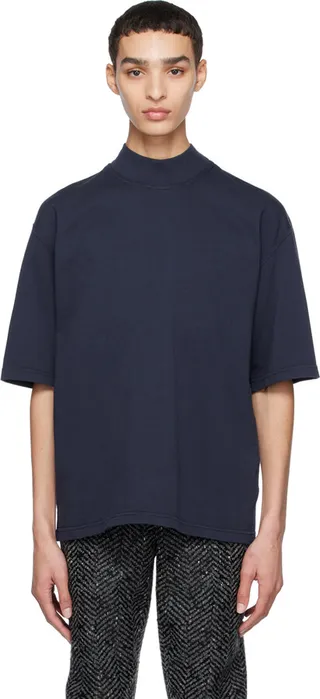 Bottega Veneta Navy Heavy T-Shirt