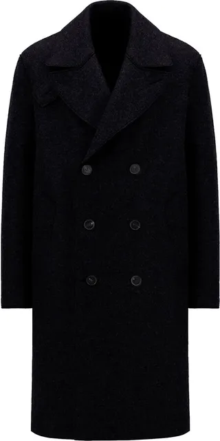 Double-breasted Wool Coat