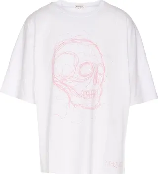 Alexander McQueen Skull Printed Crewneck T-Shirt