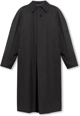 Balenciaga Single-Breasted Midi Coat