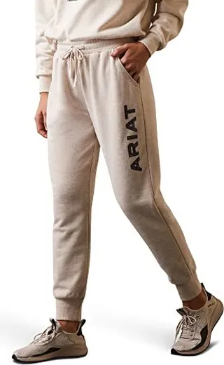 ARIAT Female Real Jogger Oatmeal Heather Large