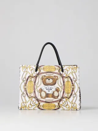 Moschino Couture vintage print leather bag