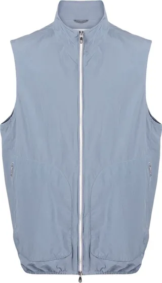 Water-Resistant High-Neck Gilet