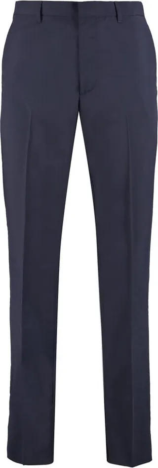 Prada Mid Rise Tailored Cropped Trousers
