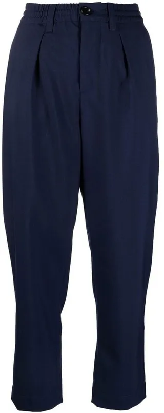 Cropped-Leg Chino Trousers