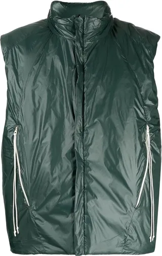 Padded Zip-Up Gilet