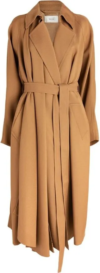 The Row Wool Belted Maia Coat