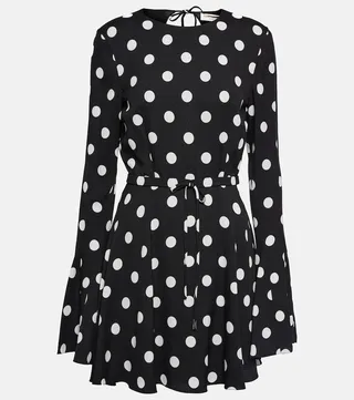 Polka-dot minidress