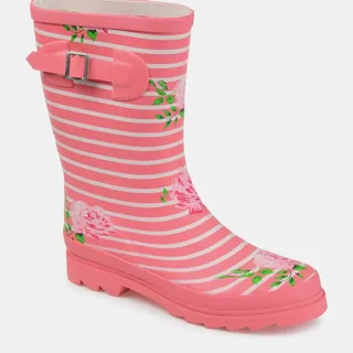 Journee Collection Journee Collection Women's Seattle Rain Boot - Pink