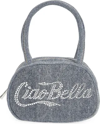 Ciao Bella Crystal Embellished Top Handle Bag