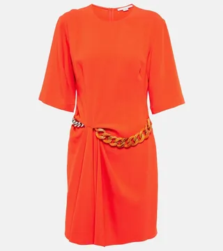 Crepe minidress