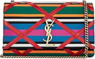 Saint Laurent Small Kate Chain Bag in Red