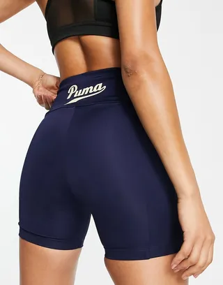 Puma Tight Shorts in Navy