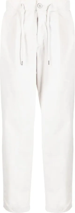 Straight-Leg Drawstring Trousers