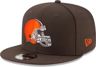 Men's Brown Cleveland Browns Basic 9FIFTY Adjustable Snapback Hat