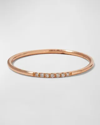 14k Rose Gold -Diamond Ring