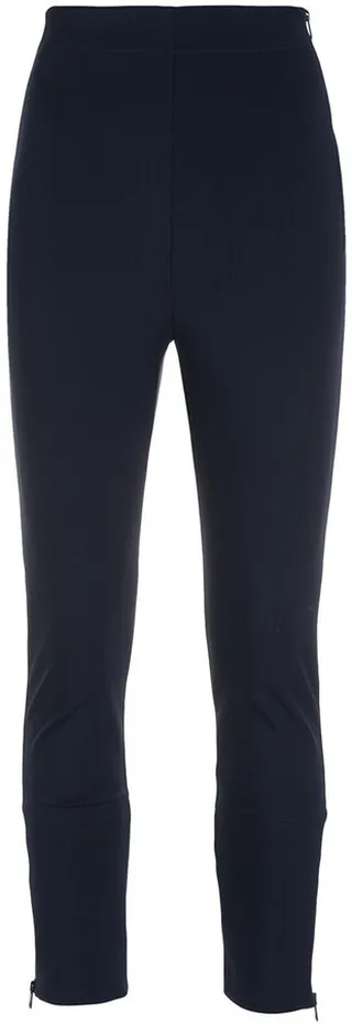 Zip-Detail Skinny-Fit Trousers