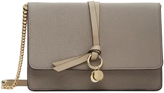 Chloé Grey Alphabet Clutch Bag