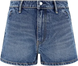 Alexander Wang High-Rise Denim Shorts