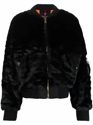 Faux Fur Bomber Jacket
