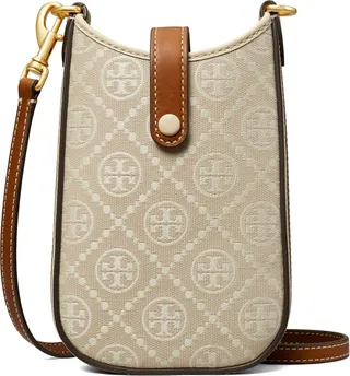 T monogram canvas phone crossbody