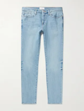 L'Homme Skinny-Fit Stretch-Denim Jeans