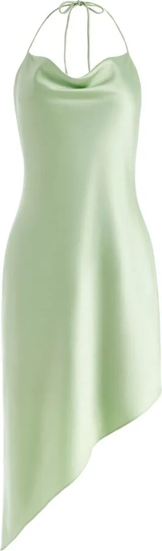 Harmony asymmetric slip dress