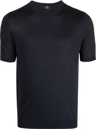 fine-knit silk T-Shirt