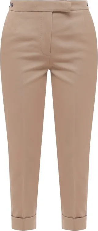 Thom Browne Cropped Straight Leg Trousers