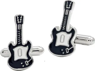 Guitar Enamel Cufflinks