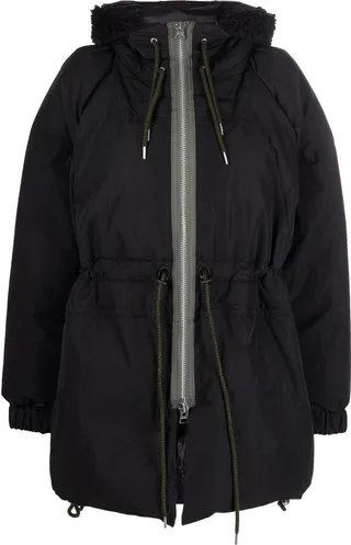 Drawstring Hooded Parka