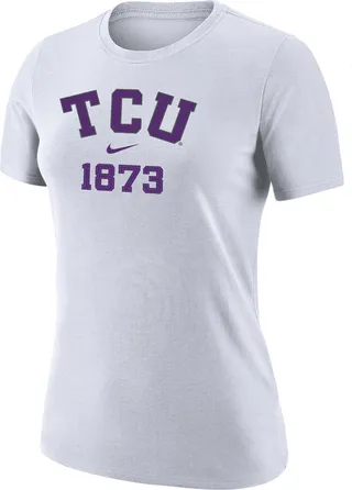 TCU Nike Women's College T-Shirt in White
