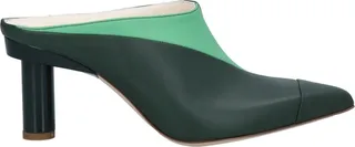 Mules & Clogs Dark Green