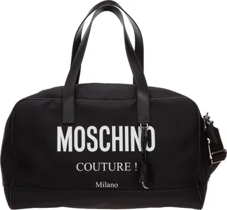 Moschino Logo Printed Duffle Bag