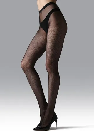 Diamond Geo Net Tights