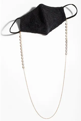 Eyeglass Mask Chain with Imitation Pearls