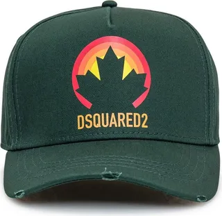 Dsquared2 Logo Printed Curved Peak Baseball Cap